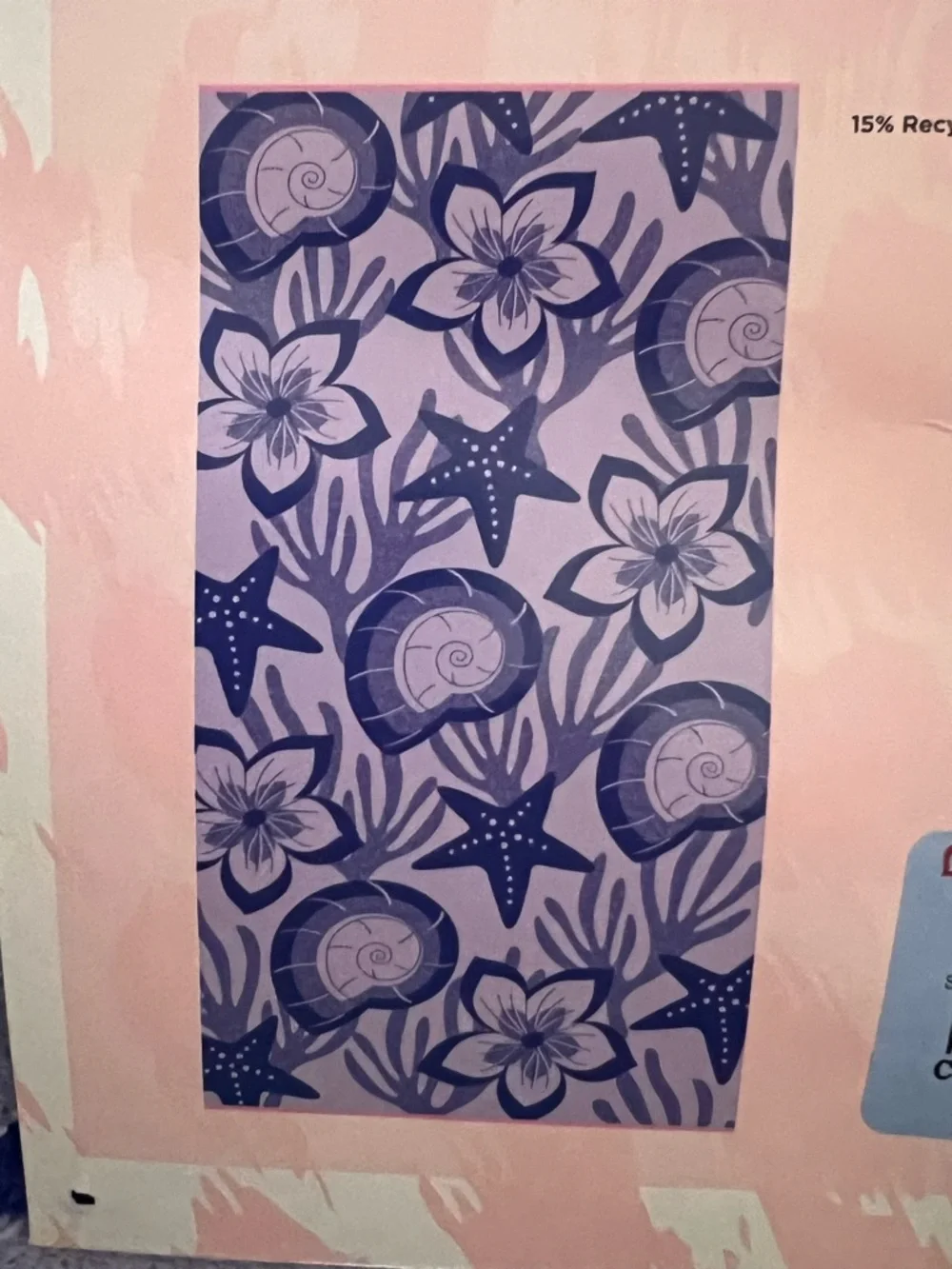 Betsey Johnson Flower Starfish Jellyfish Beach Towel